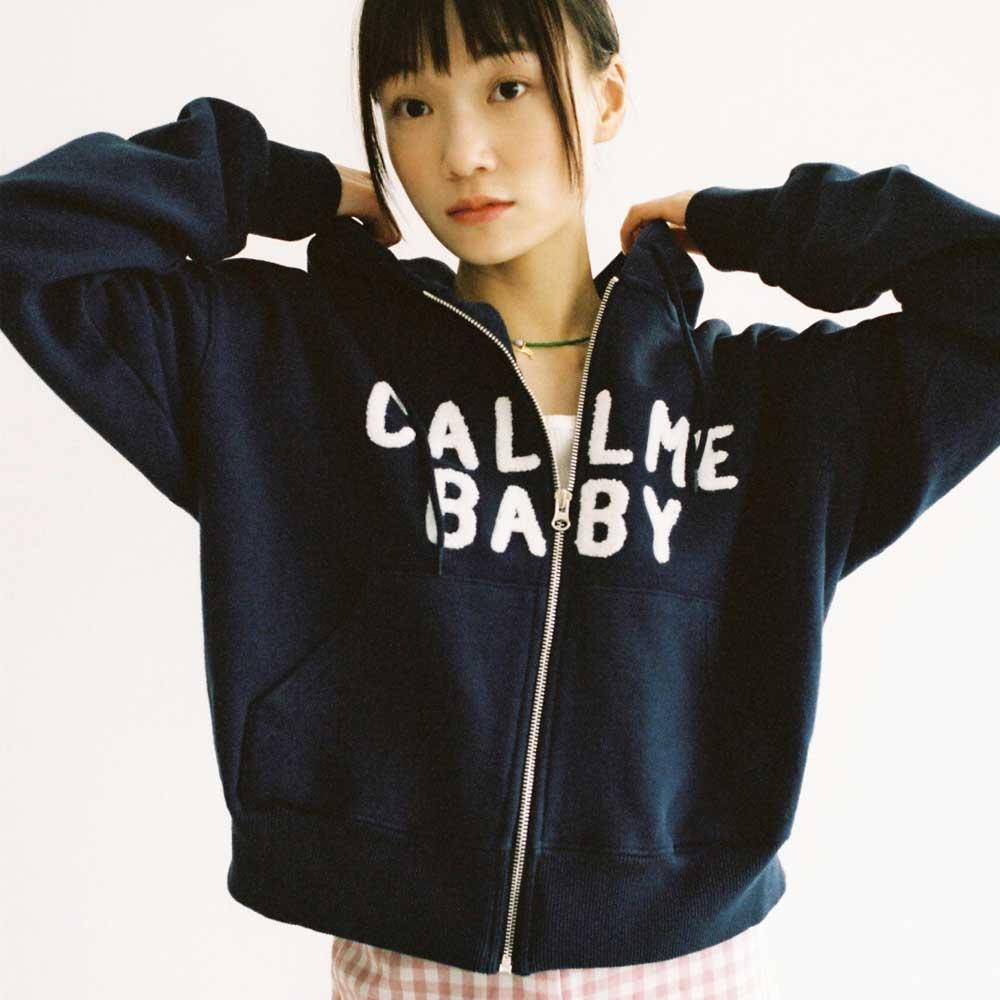 CMB Puffy Zip Hoodie_Navy