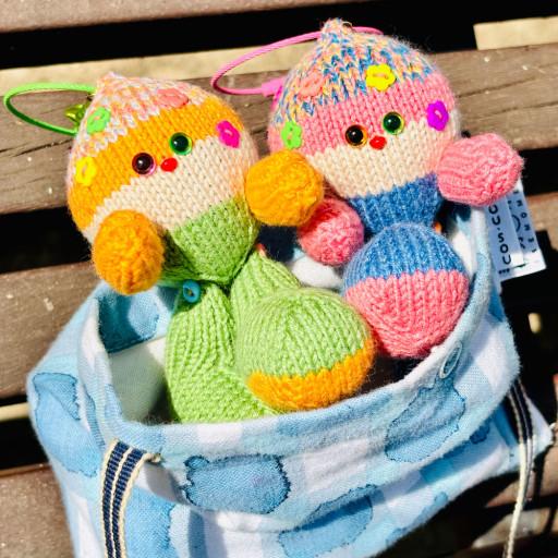 봄봄 푸크니🐾 뜨개 인형 키링