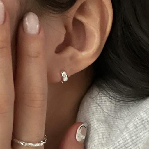 92.5실버-미니멀 링귀걸이(리뉴얼 버전)