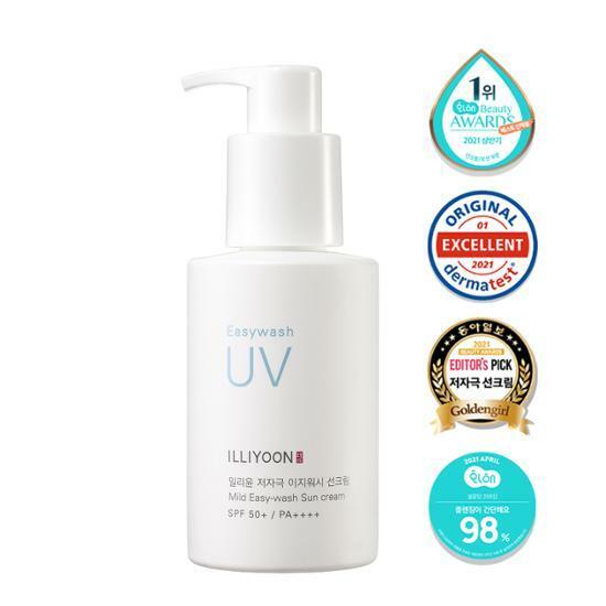 일리윤 저자극 이지워시 선크림 150ml