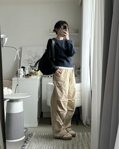 나일론 카고 조거 팬츠 414508 [3color]