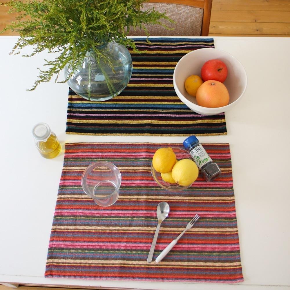 발리 스트라이프 두꺼운 테이블 매트 2종