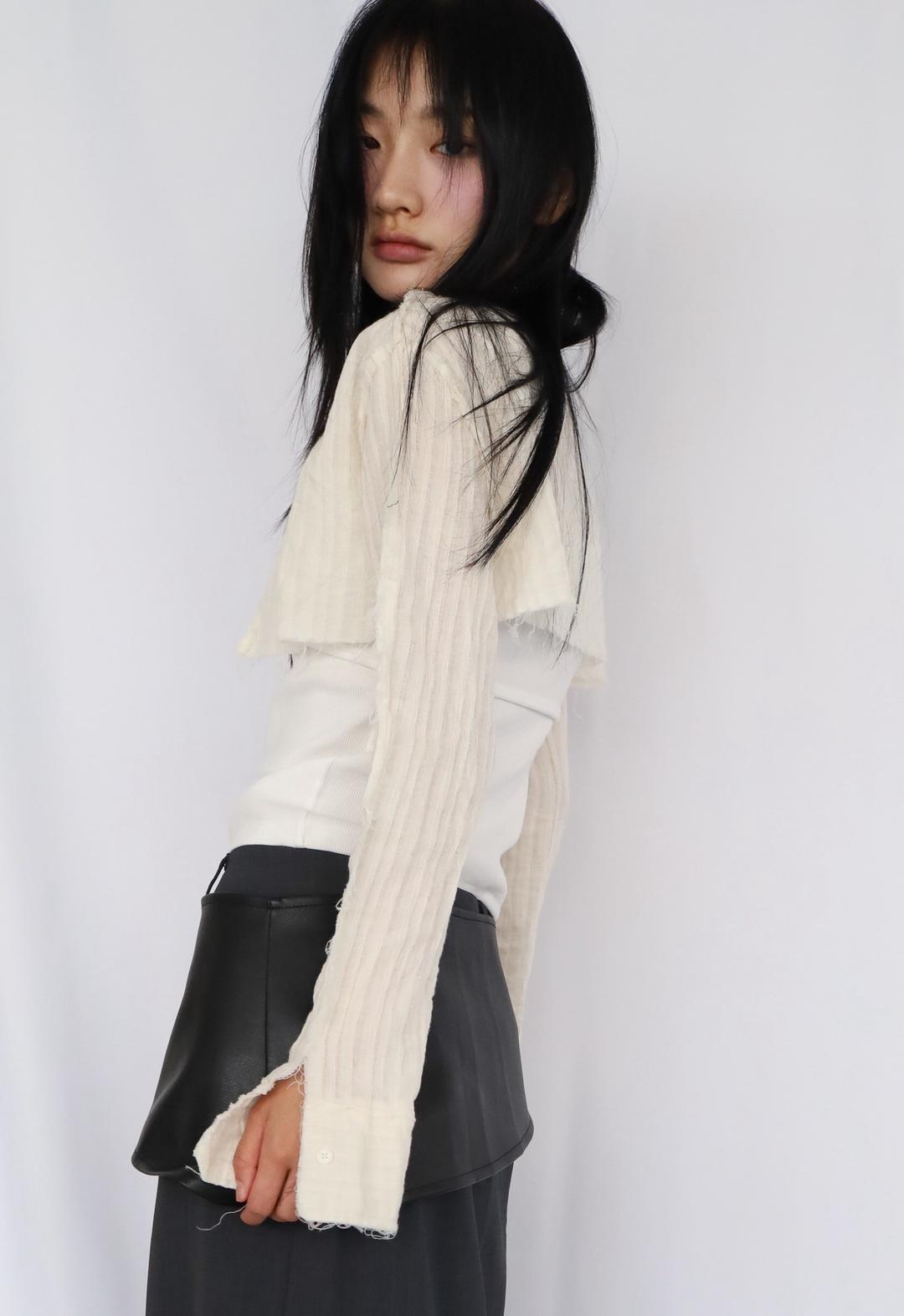 fringe bolero (ivory)