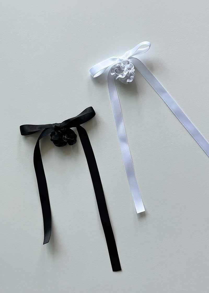 RIBBON STRAP HAIR TIE (1+1)