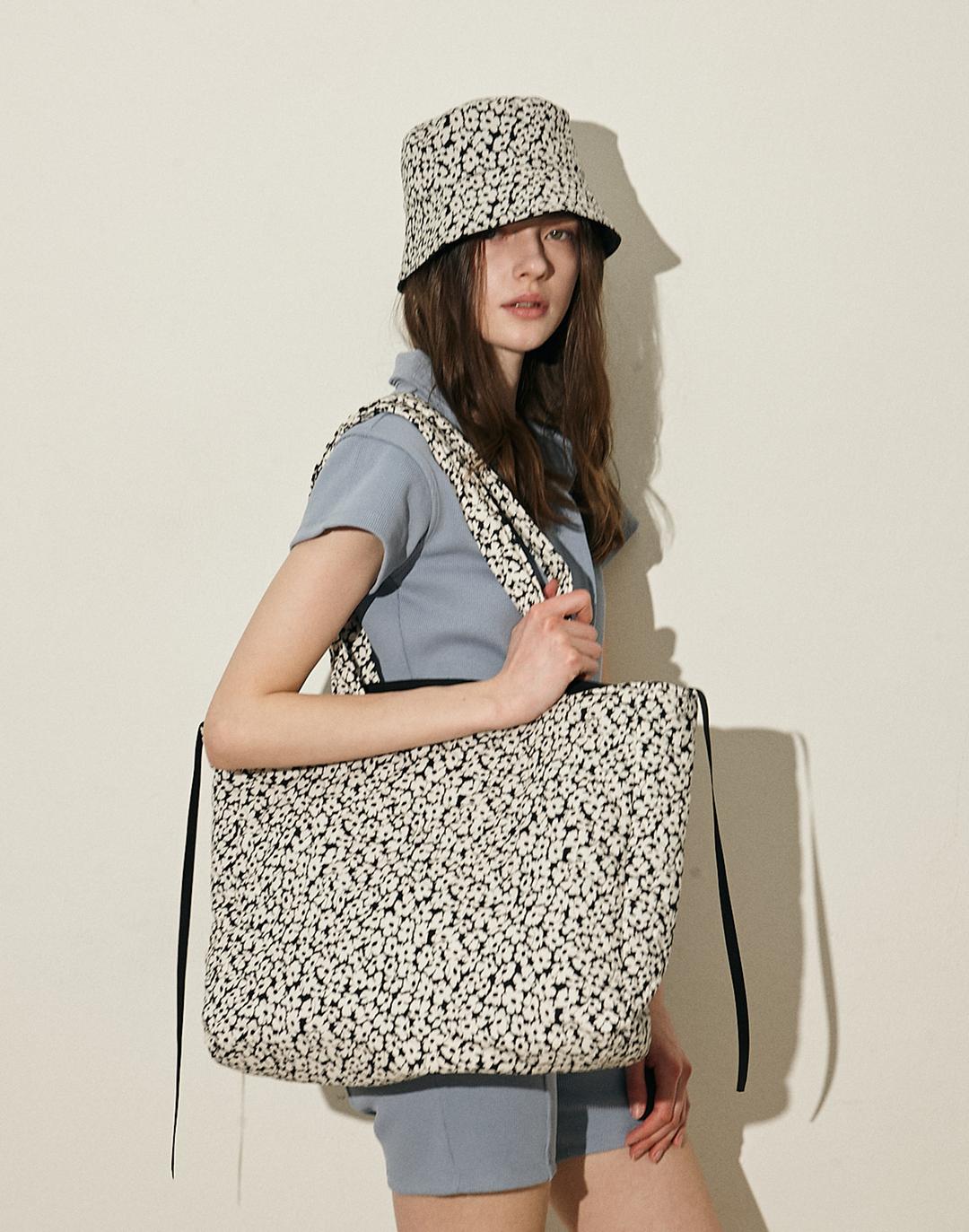 Flower Reversible Vacance Big Bag _2color