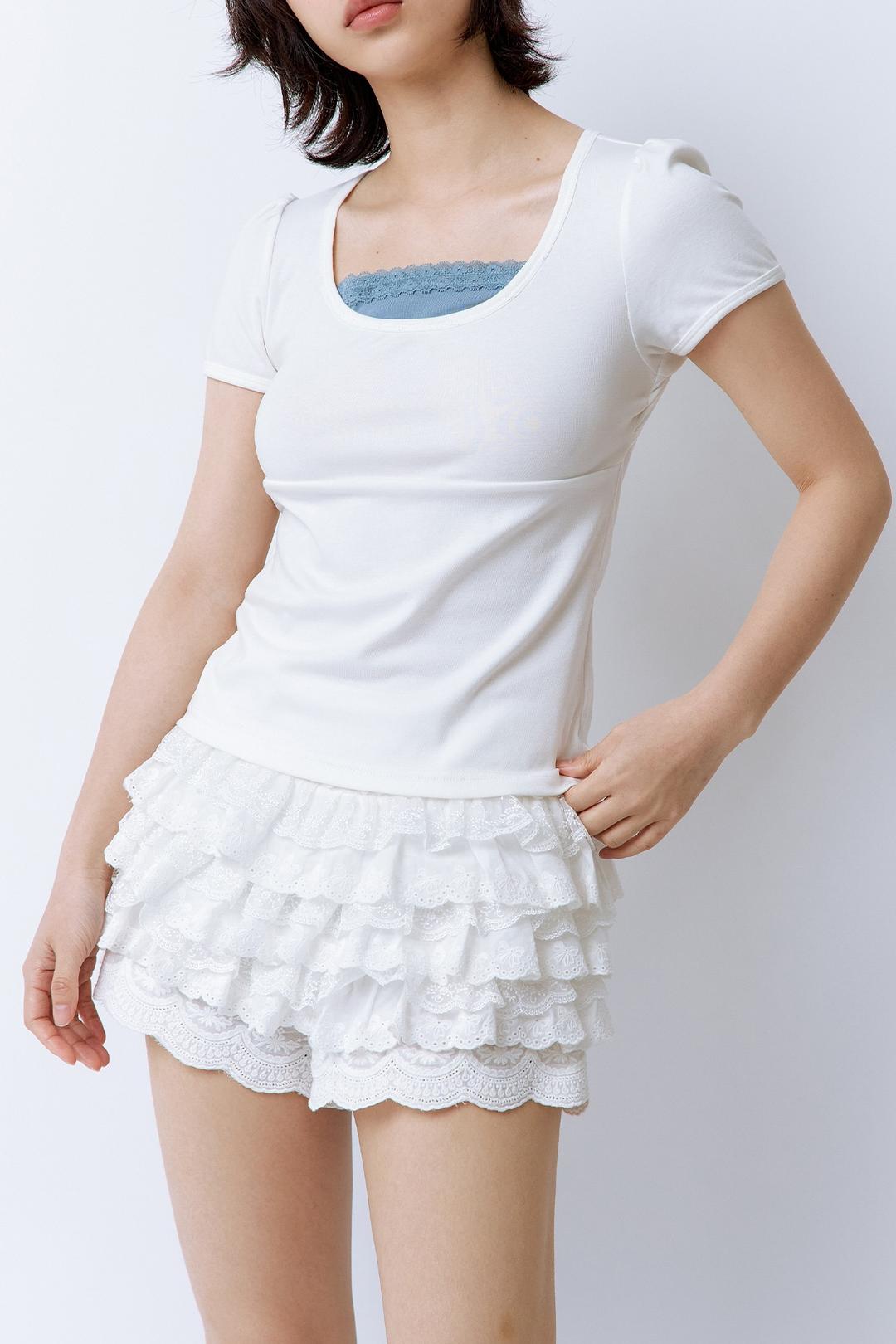 Tilly Back Open Top White