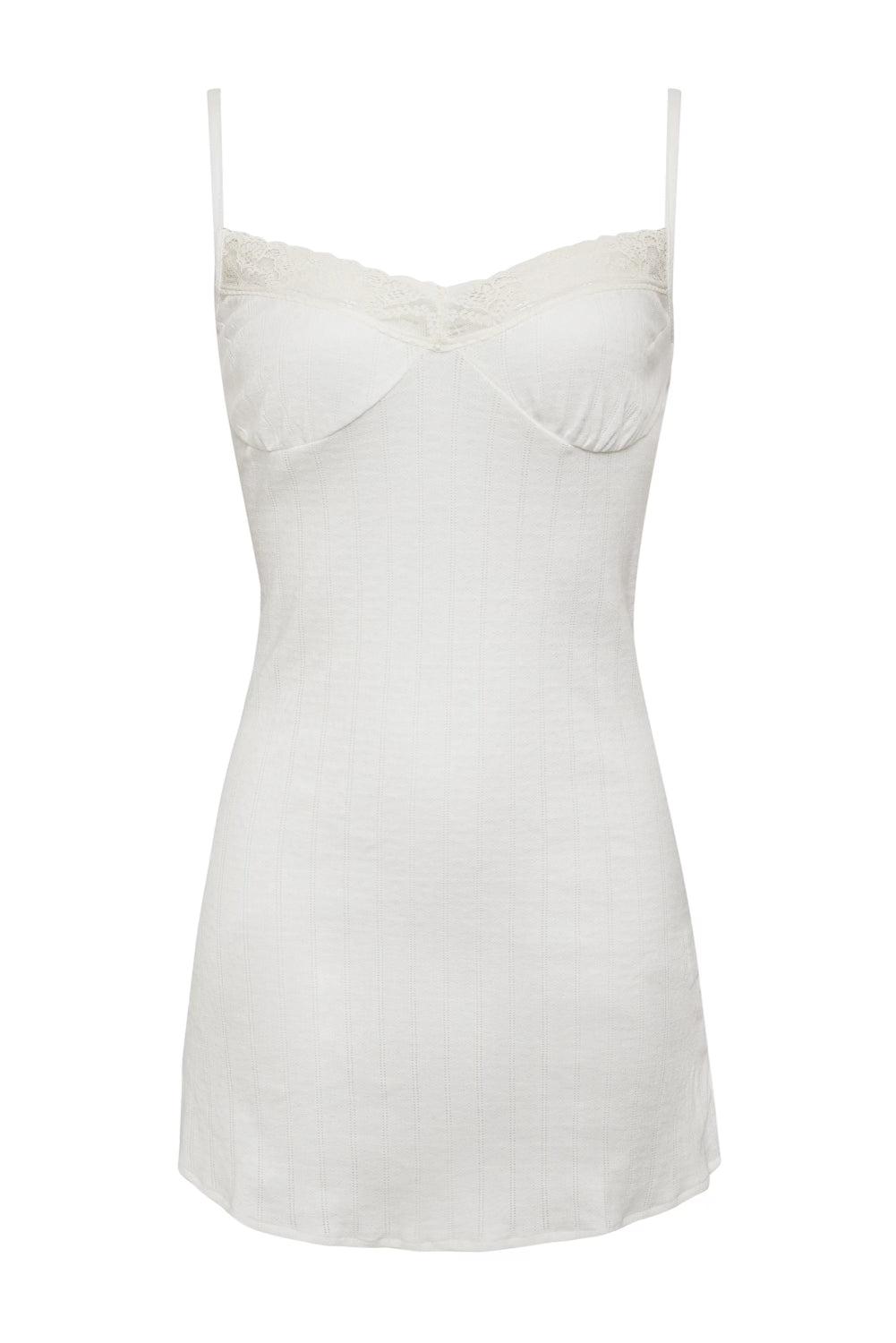 the tessa dress in ivory