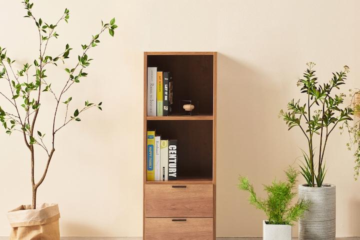 멘토 틈새 낮은 400 3단 책장