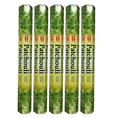 인센스스틱 Hem Patchouli 100 Incense Sticks (5 X 20 Stick Packs)