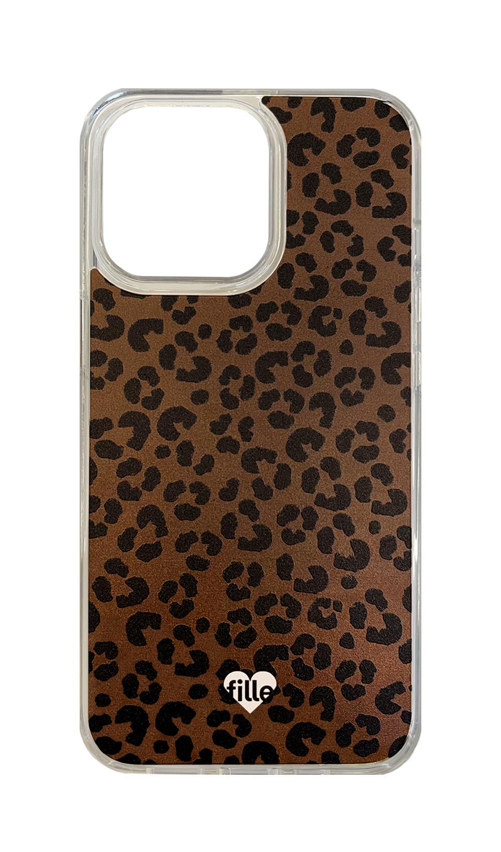 젤하드 Flower iPhone Case - Dark Brown