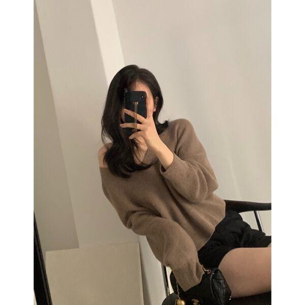 모드니 루즈 브이 니트