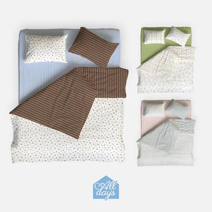 올데이즈 마이크로 워싱 먼지없는 사계절 차렵이불(이불/베개커버) 세트 (SS/Q) 6종