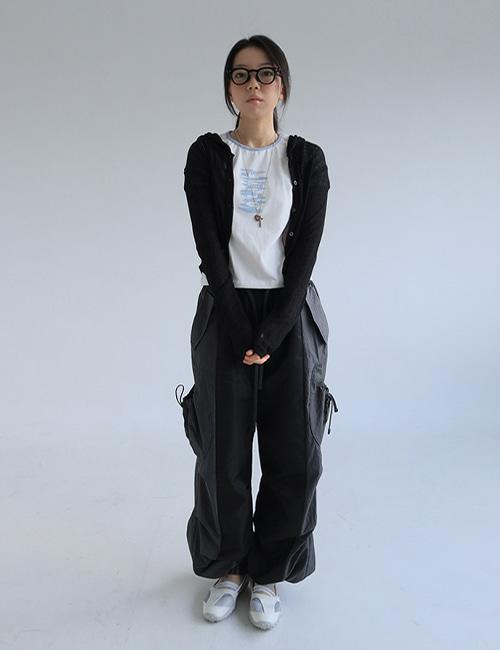 Linen hood cardigan (3colors)