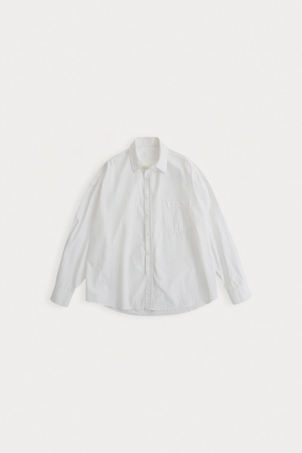 클리어 대디 셔츠_White