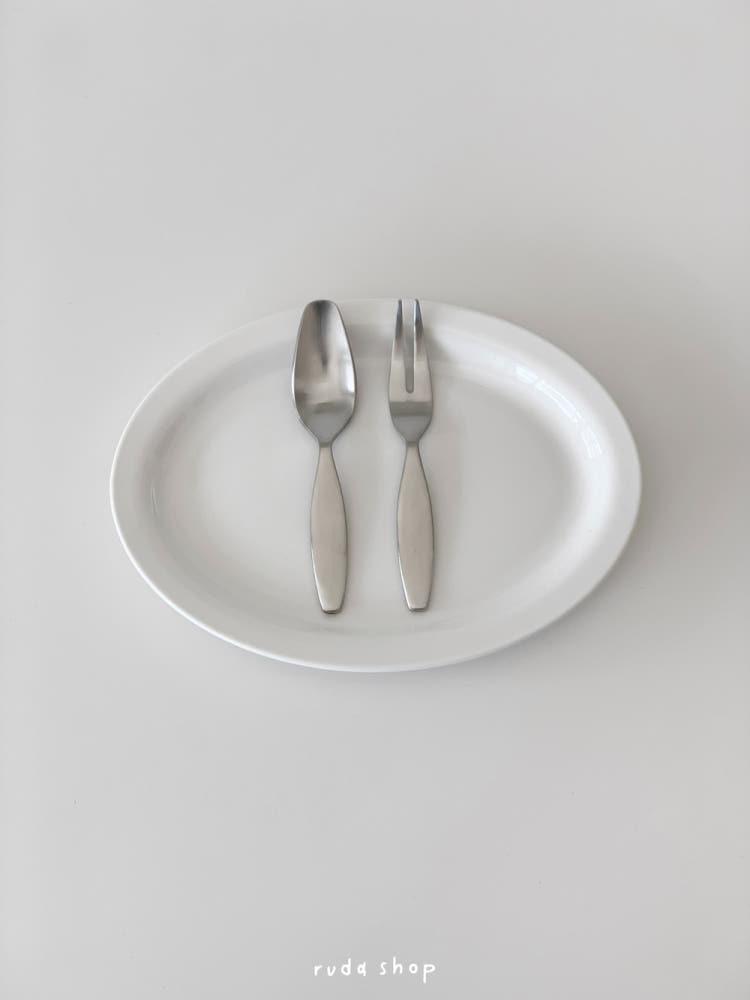 루다샵 큐트 디저트 커트러리 스텐 티스푼 티포크