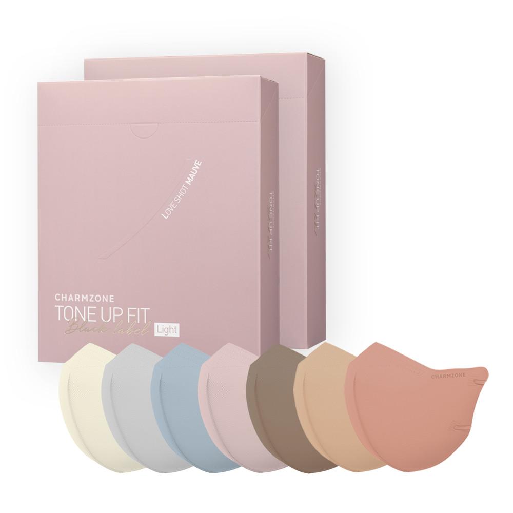 참존 톤업핏 블랙라벨 라이트 10매+10매 새부리형 마스크