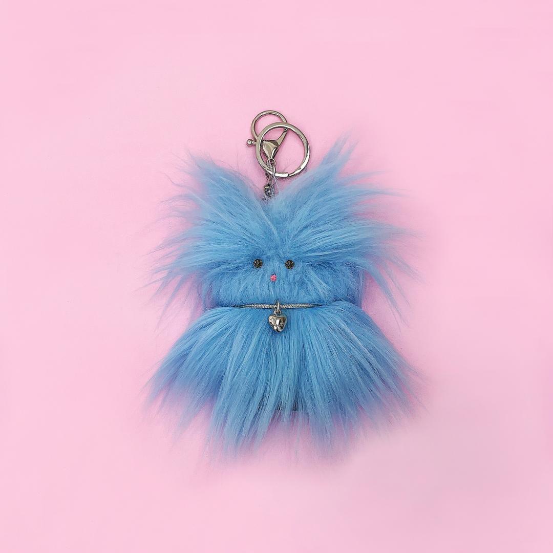 VIVIMON BLUE 비비몬 블루 키링 [자사몰 단독] 비비몬 머리끈 키트 증정