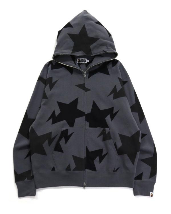 STA Pattern Relaxed Fit Full Zip Hoodie