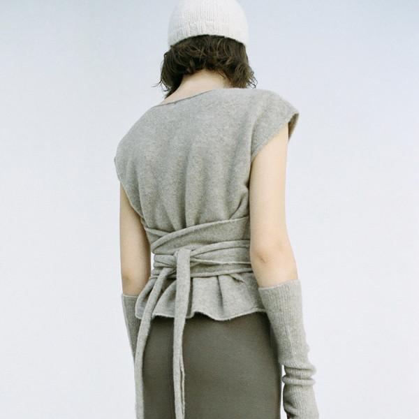 Raccoon lace knit (beige / ivory / brown / gray / black) [11월 18일 순차 배송]