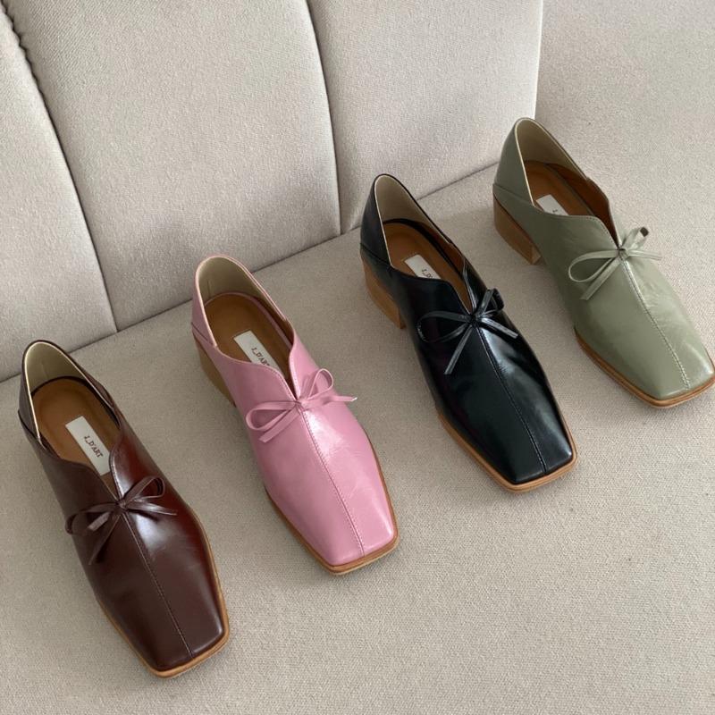 [쥬다르] [22fw new] Baguette ribbon loafer 4color