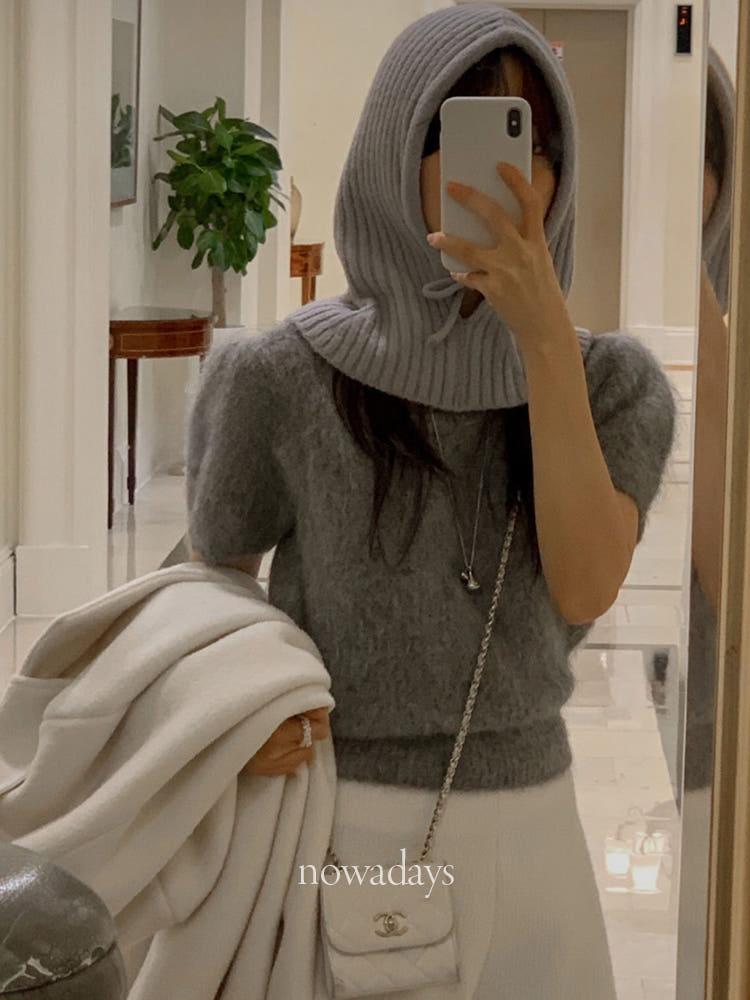 miel 미엘 로안 팬츠 울 숏 윈터 반바지 (2col)