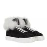 하이 탑 스니커즈 하이탑 Miu Miu High Top Sneaker Black/Natural                        High-Top Sneaker A0166704