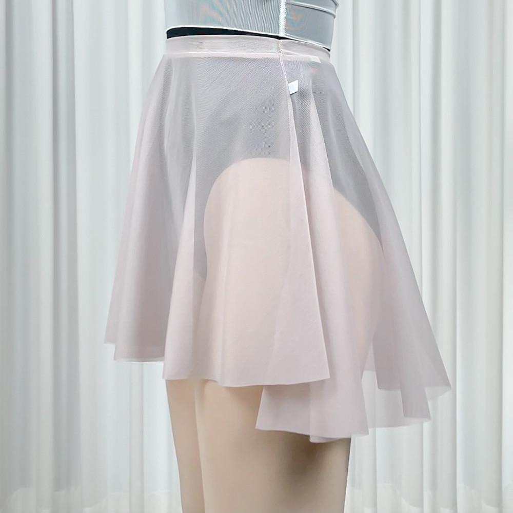 Swan Mesh Pull-on Skirt (Purple Grey) l 스완 매쉬 풀온 스커트 성인 발레 취미 발레복