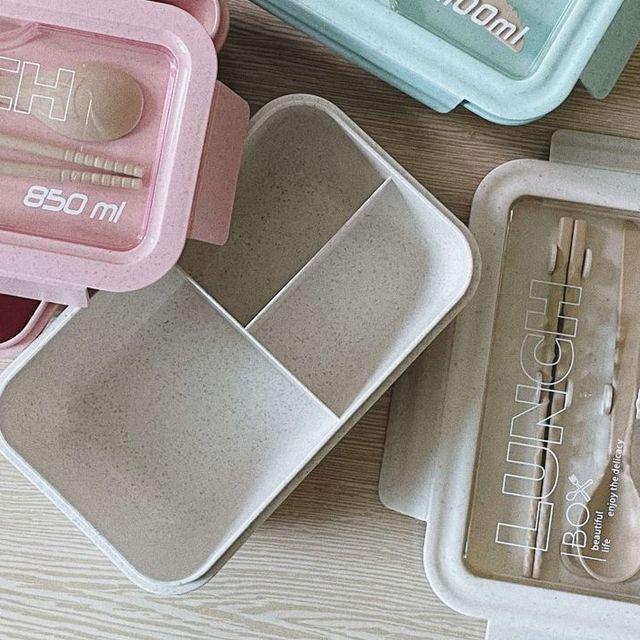 밀짚 도시락통 직장인 샐러드 런치박스 보온 용기 밀프랩 밀프렙 다이어트 피크닉 일본