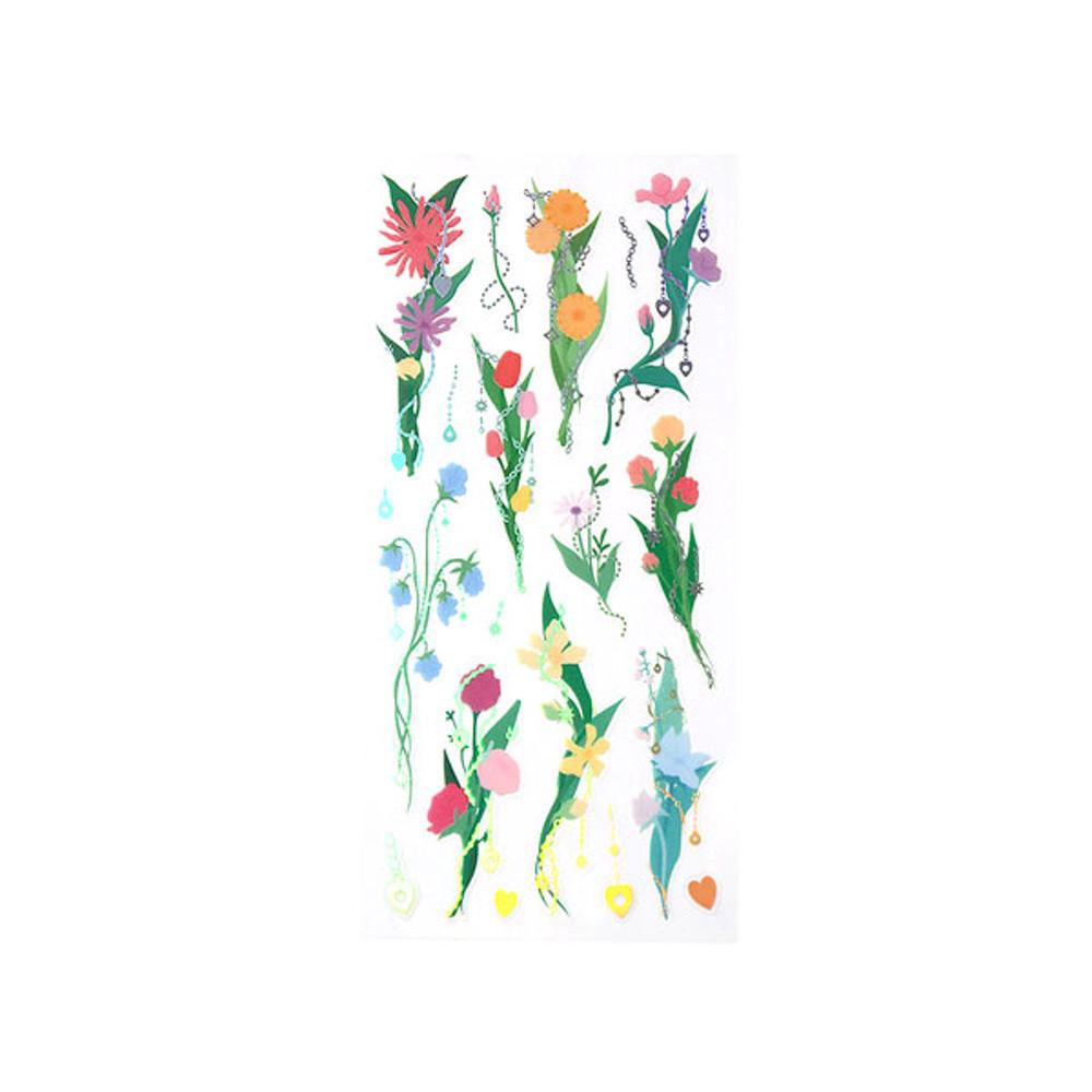 Chained Bouquet Warm ( 체인드부케 웜 스티커)