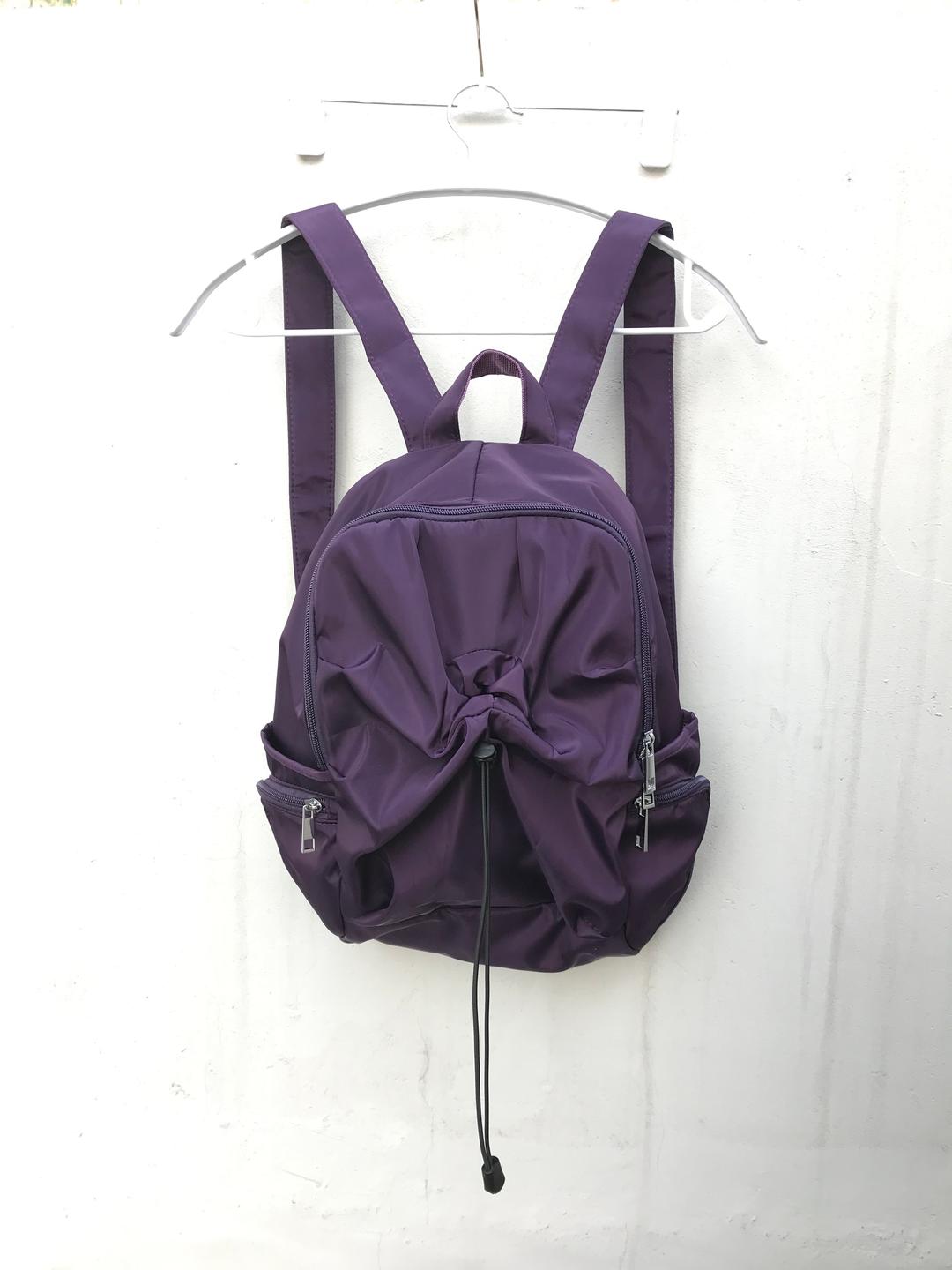 sheen pocket backpack -purple