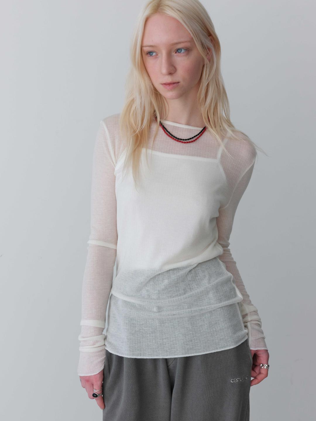 LABELING LONG SLEEVE T-SHIRT