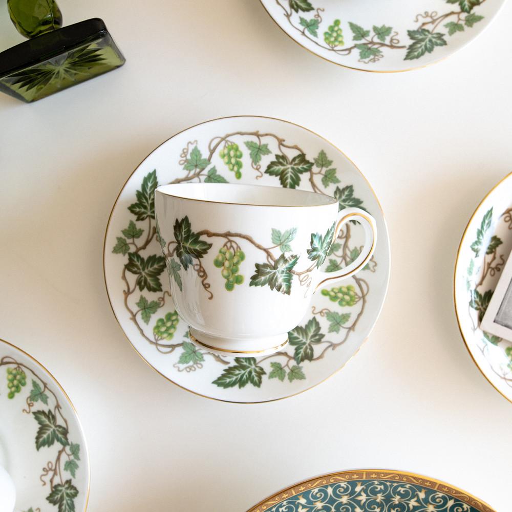 웨지우드 산타 클라라 빈티지 커피잔 앤틱 찻잔 명품 도자기