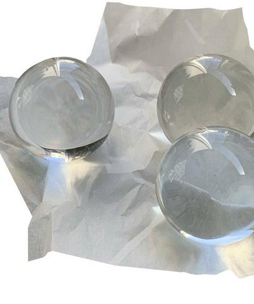 유리 문진 오브제