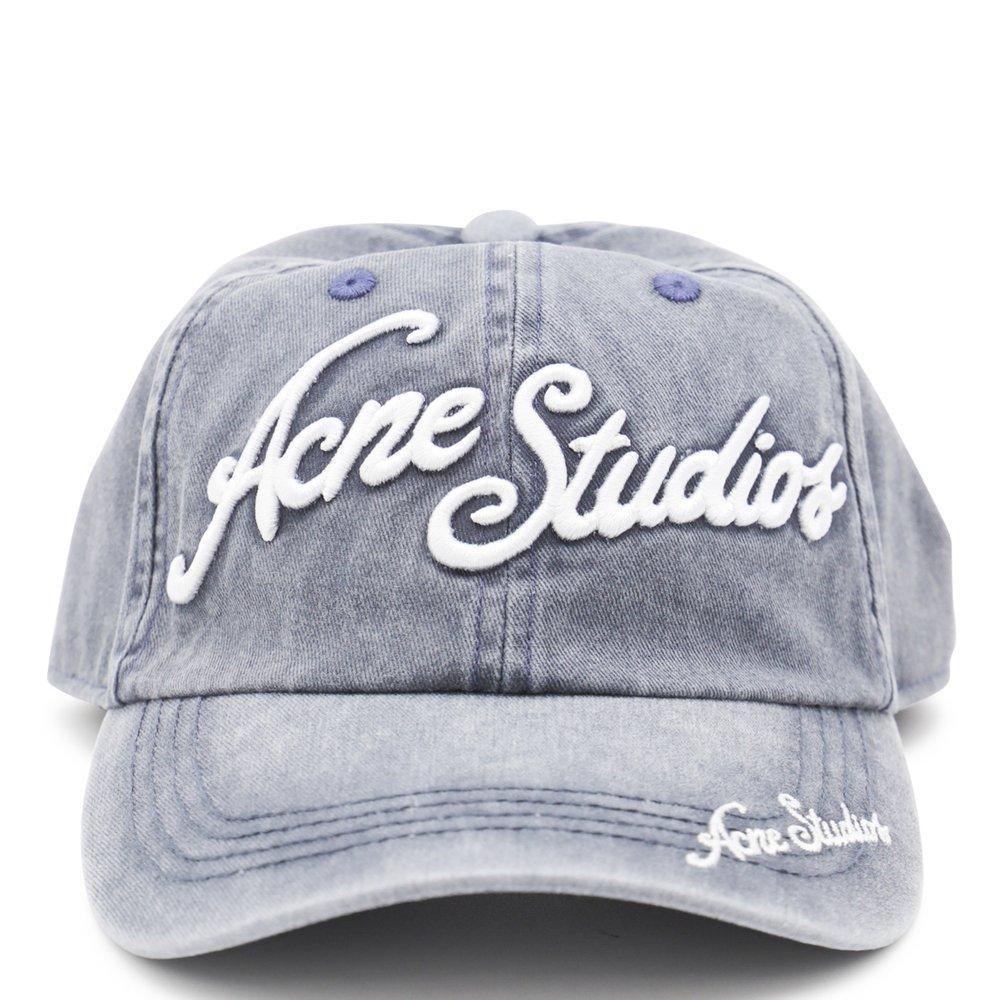 Acne Studios Logo Embeoidered Curved Peak Cap