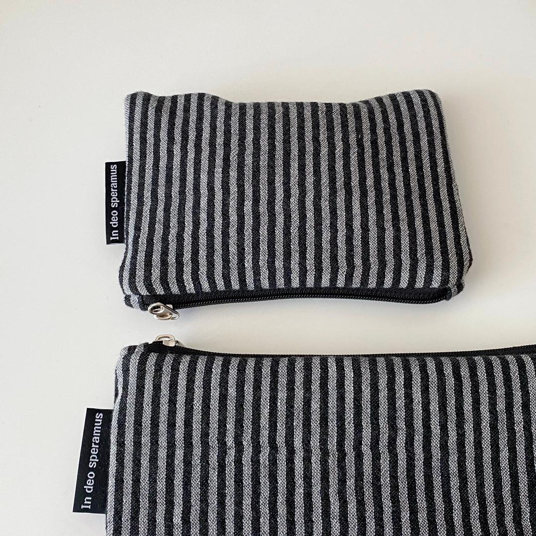 빈티지 줄무늬 파우치(Vintage stripe pouch)