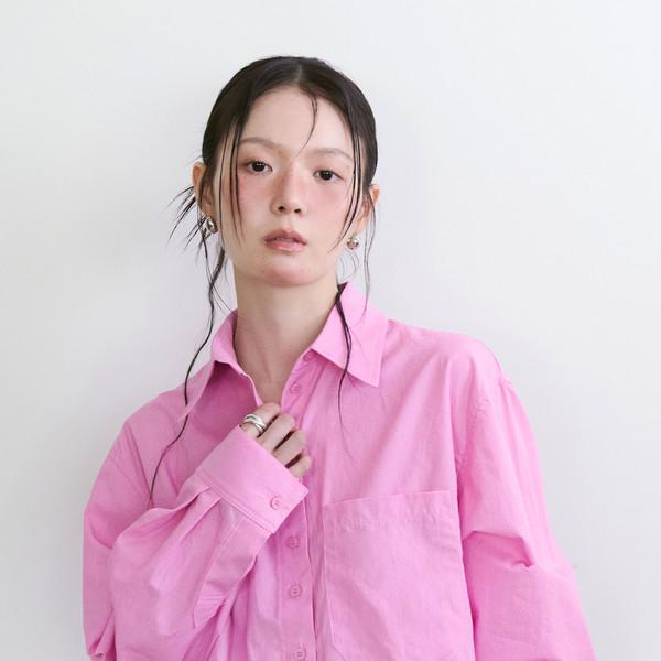 LOOSE-FIT SHIRT_WASHED PINK