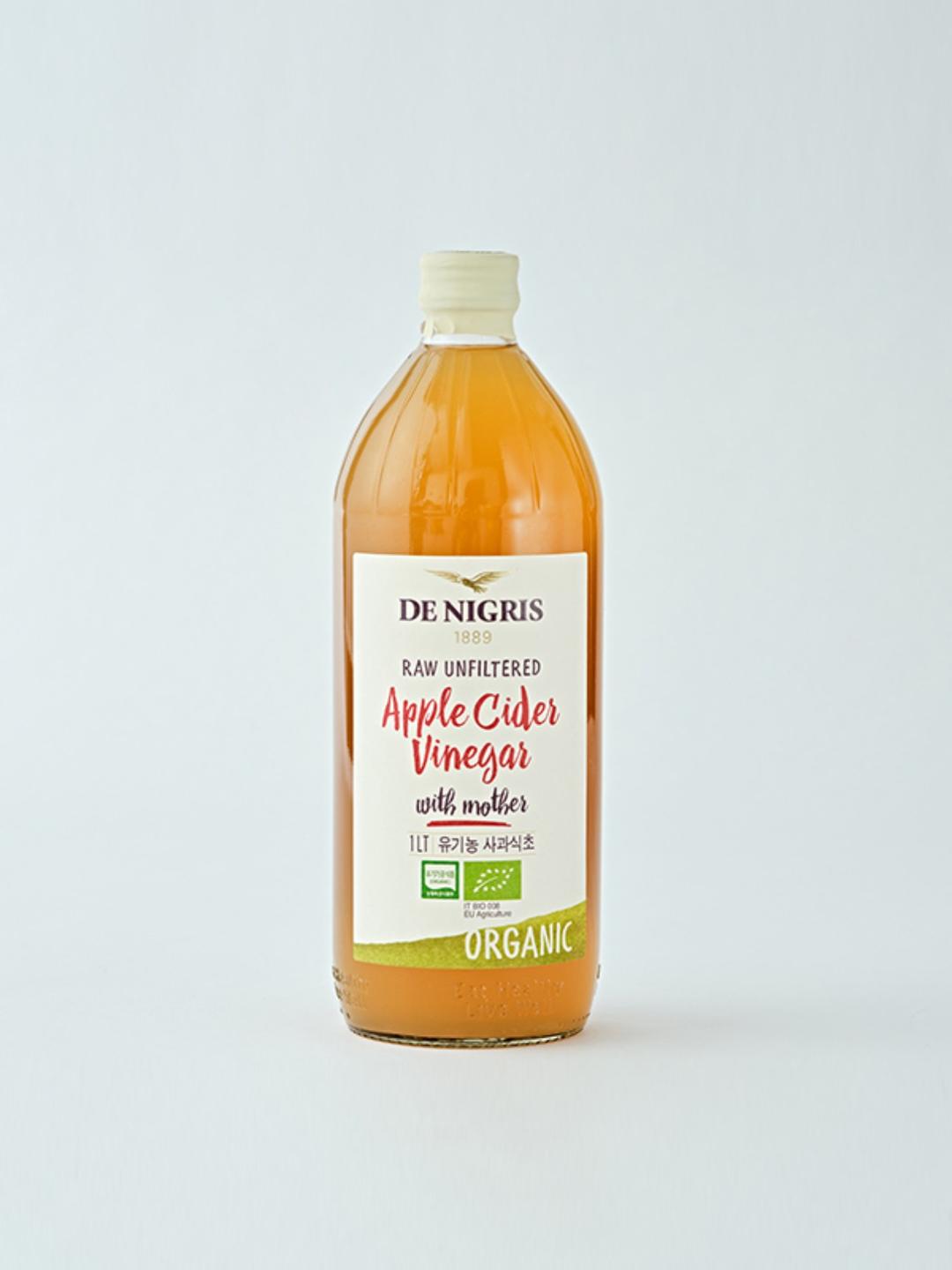 [DE NIGRIS] 유기농 사과식초 1L