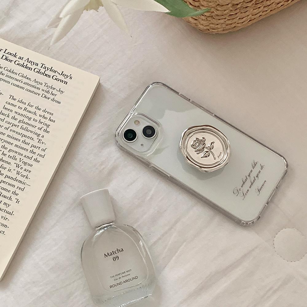 프리브 레터 젤리 하드케이스 Black iphone 13