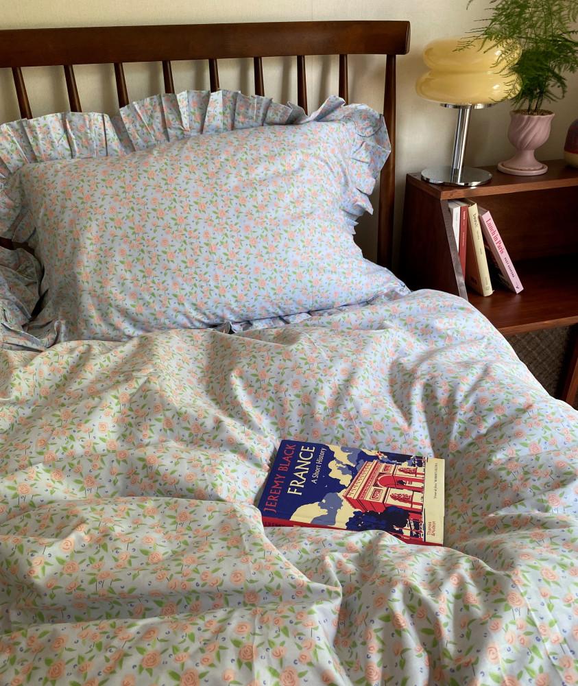 빈티지 미니로즈 꽃무늬이불 호텔식 사계절 순면 침구세트 S/SS