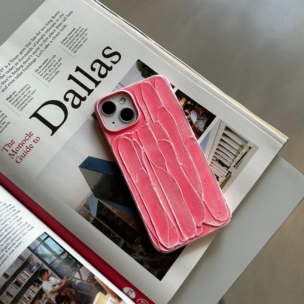 [LSD Objet 폰케이스] 핑크 추상화