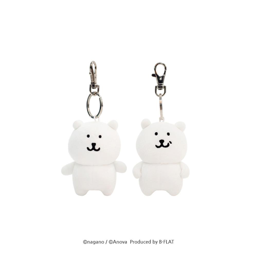 농담곰 8cm 기본형/우쭐형 키링 2종 세트