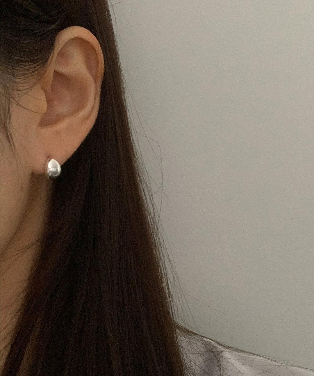 샵아워 (실버925) 쁘띠 물방울 이어링