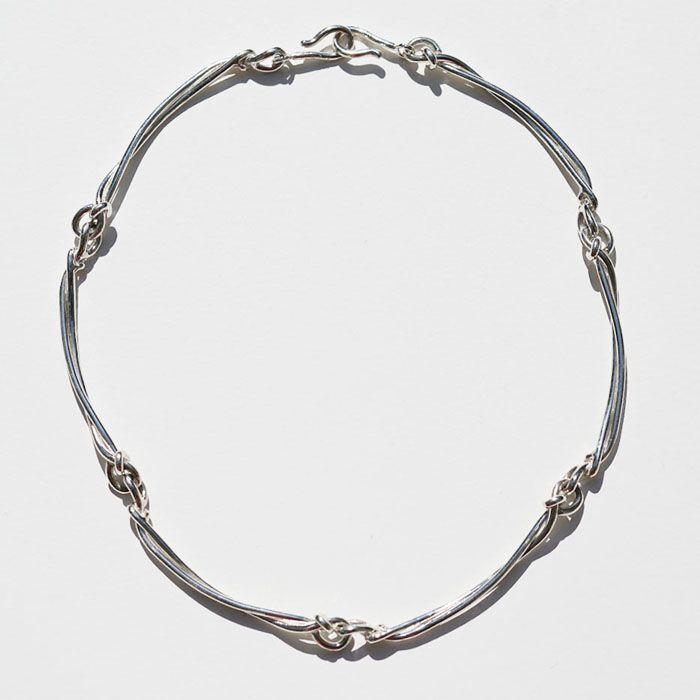 Twist knot necklace
