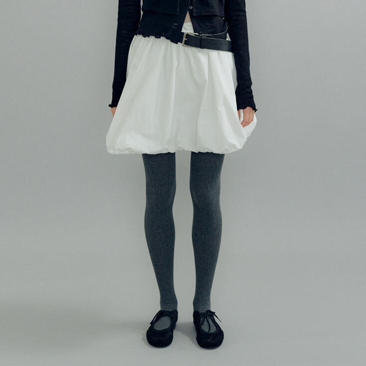 Balloon Skirt (White)