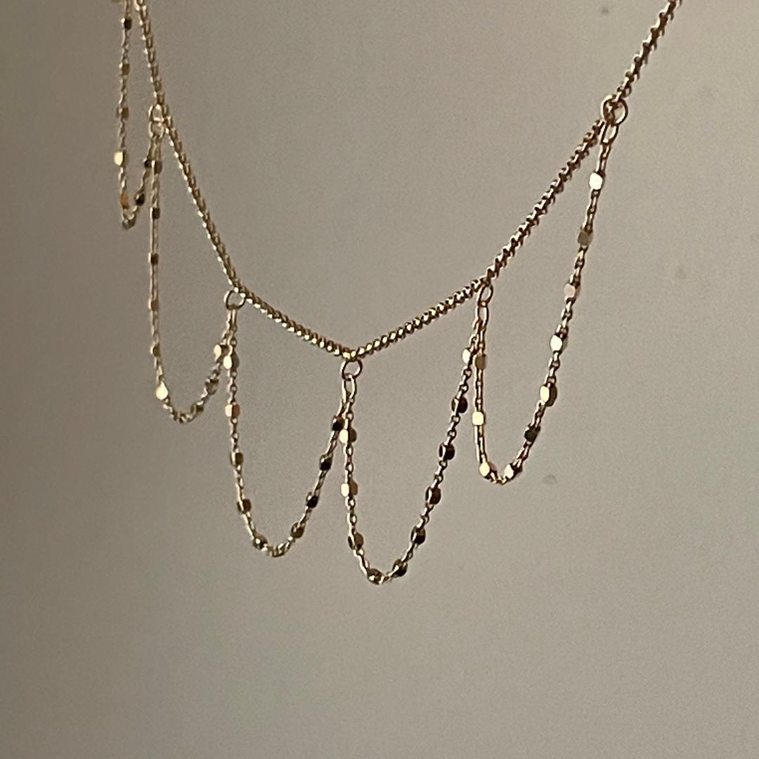 하이메 drape necklace