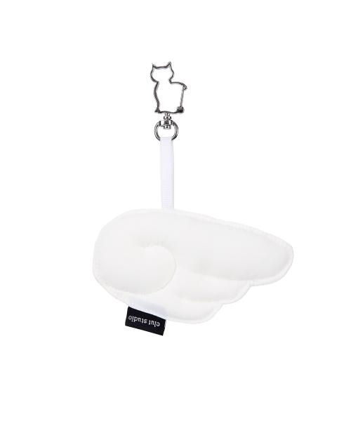 날개 인형 키링 - 화이트