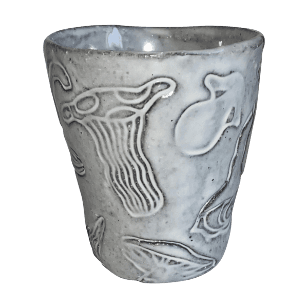 MUSHROOM STAMP CUP-BLACK
