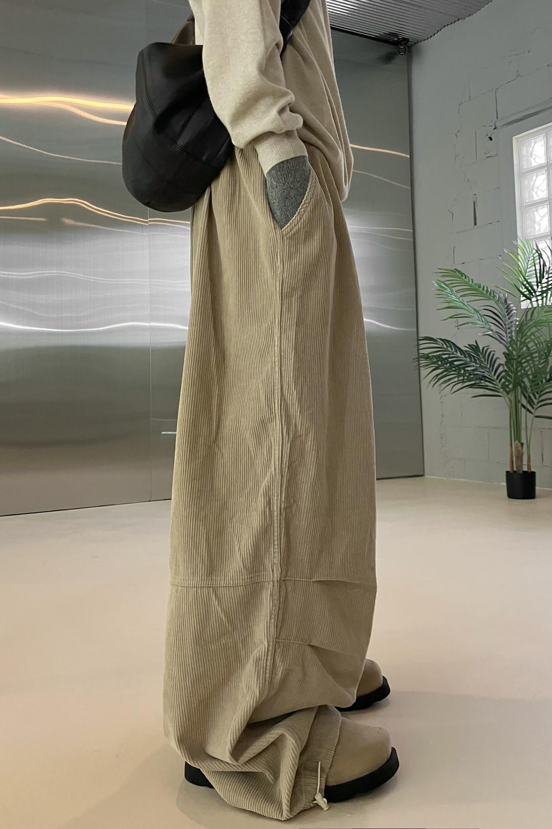 knee tuck balloon pants (corduroy ver.)