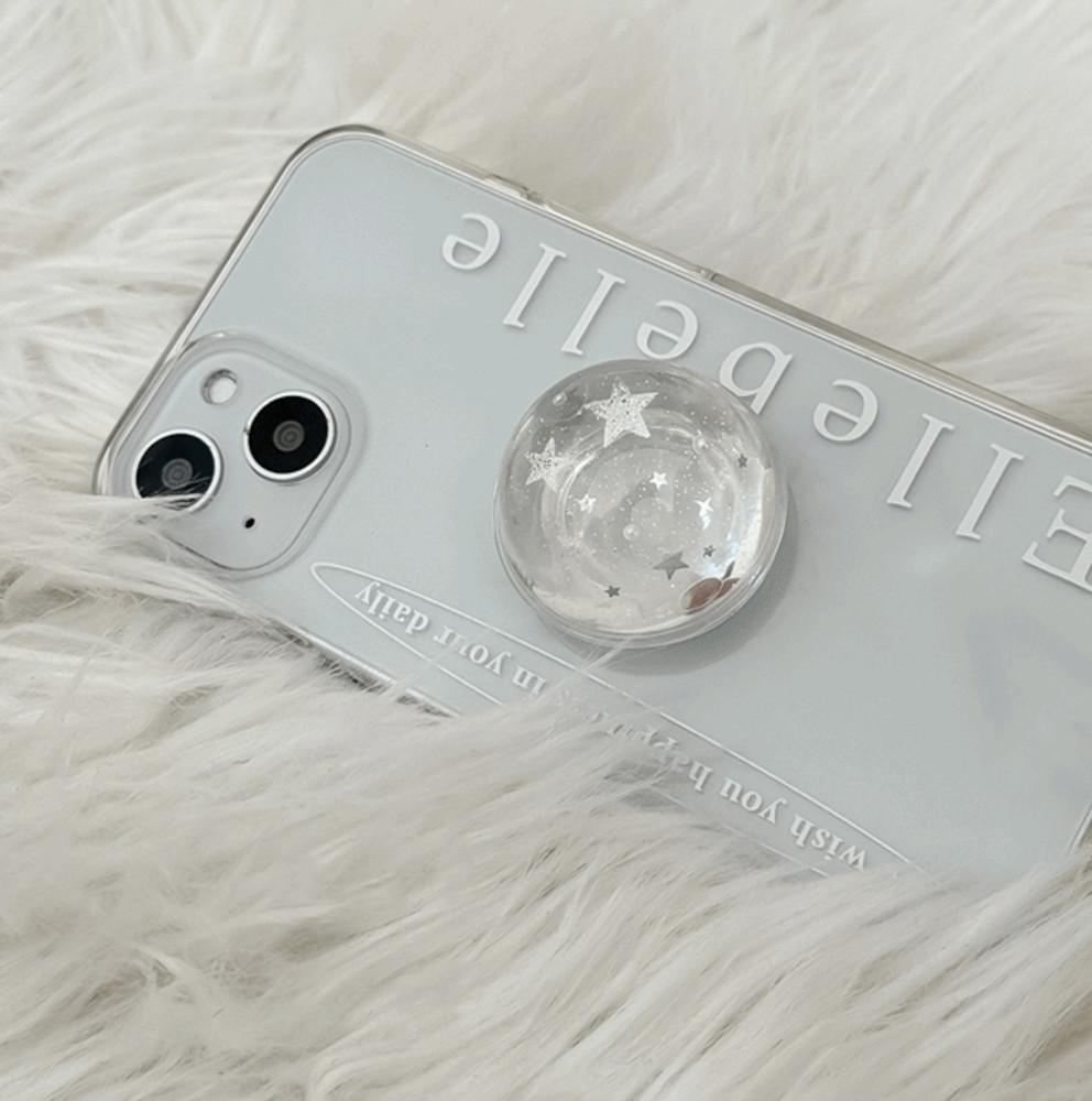 handmade]twinkle star 레진 반구 스마트톡