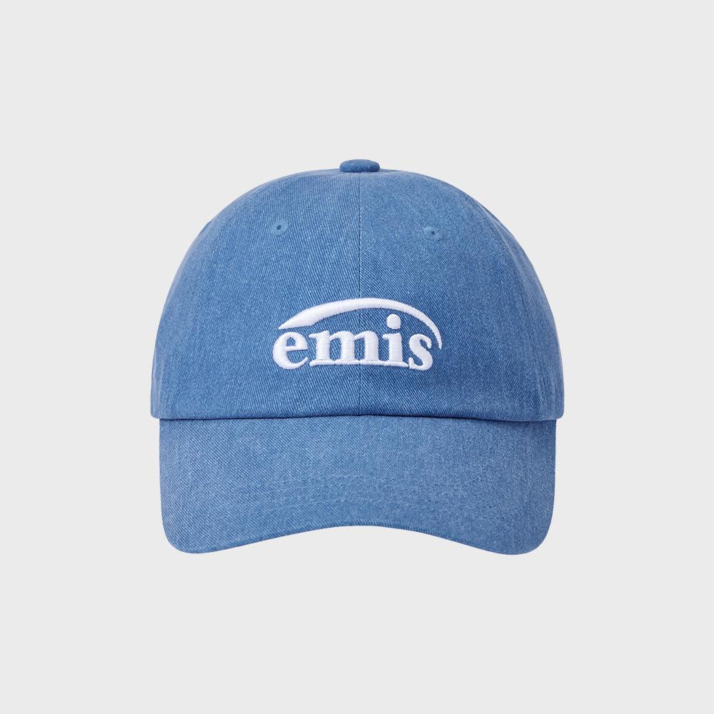 NEW LOGO PIGMENT BALL CAP-BLUE